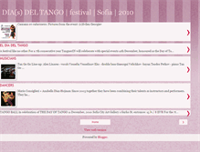 Tablet Screenshot of 2010.diadeltango.com
